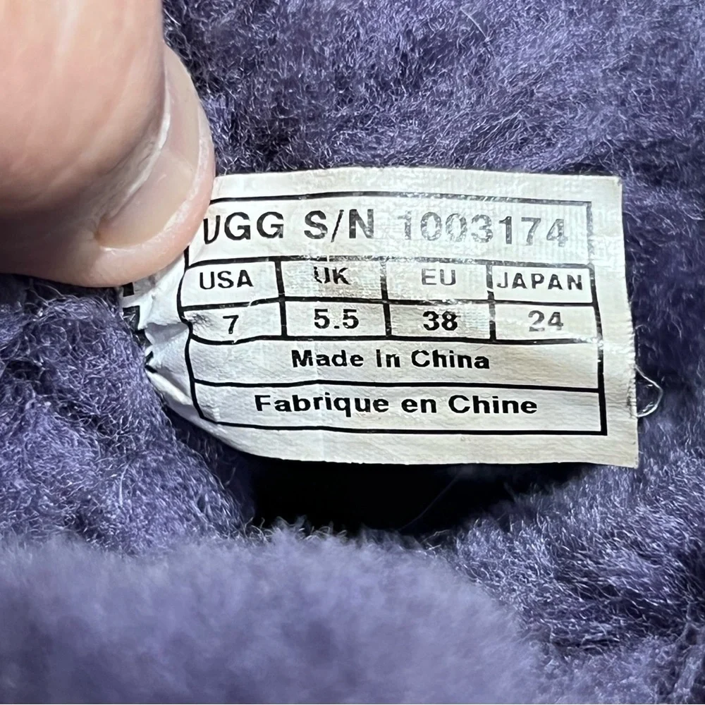 UGG purple suede